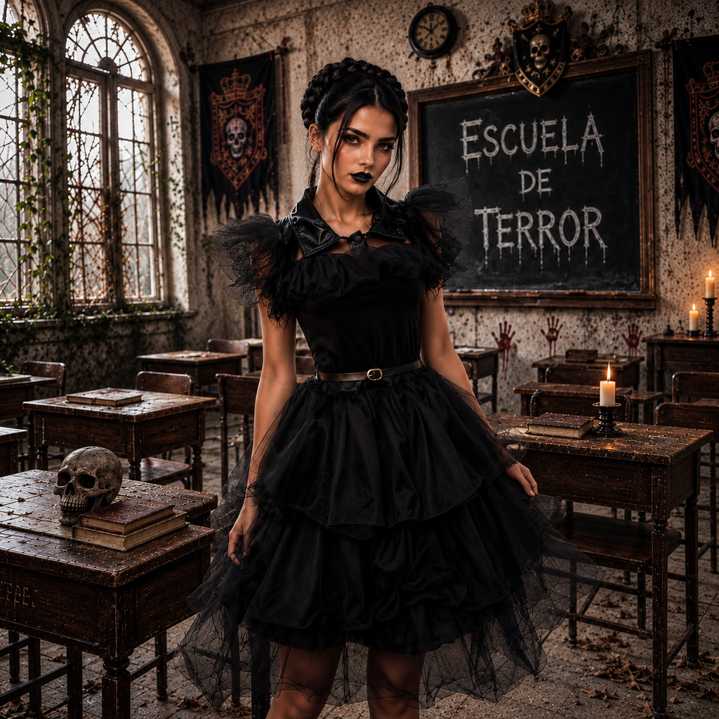 MERLINA BAILE "unitalla" adulto - juvenil
