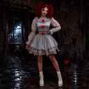 PAYASO IT PENNYWISE "unitalla" adulto - juvenil