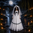 LLORONA DE SOMBRERO "unitalla" adulto - juvenil